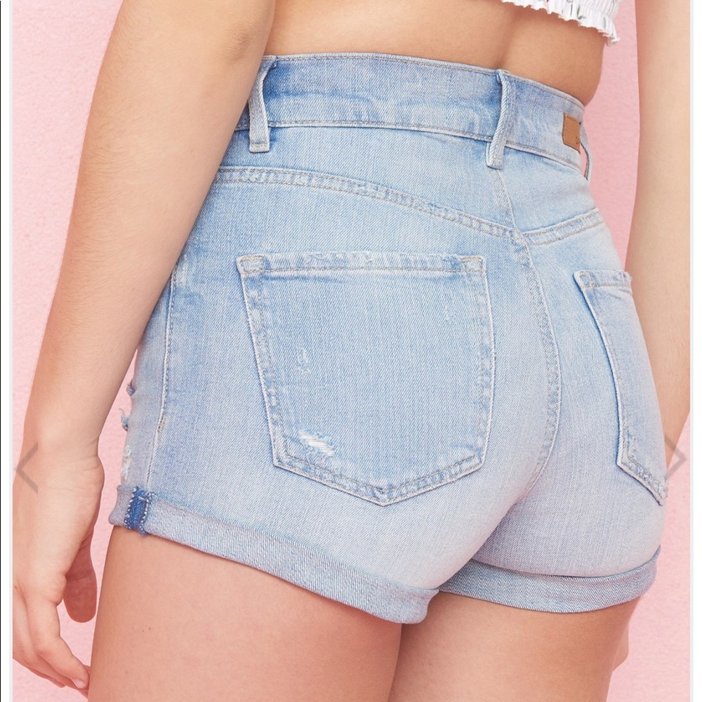 GARAGE Retro High Waist Jean Short